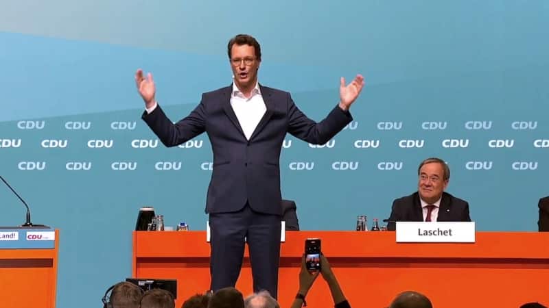 Hendrik Wüst zum CDU-Chef in NRW gewählt