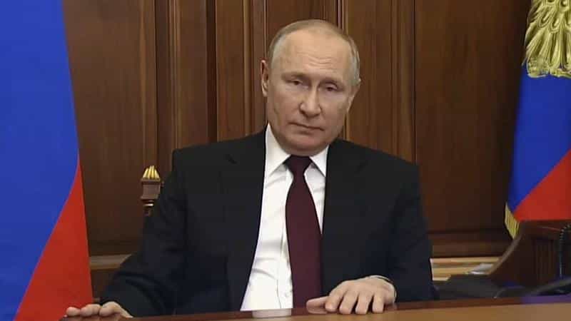 Putin begründet Anerkennung von Separatisten in langer TV-Ansprache