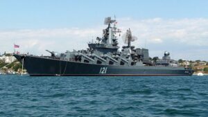 Russisches Kriegsschiff "Moskwa" gesunken