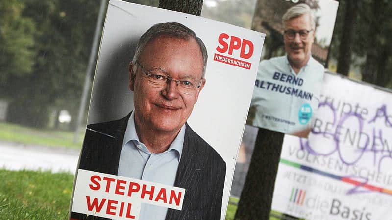 Prognosen: SPD bei Niedersachsen-Wahl vorn – FDP muss zittern