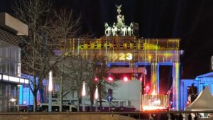 Silvesterparty am Brandenburger Tor in reduzierter Form gestartet