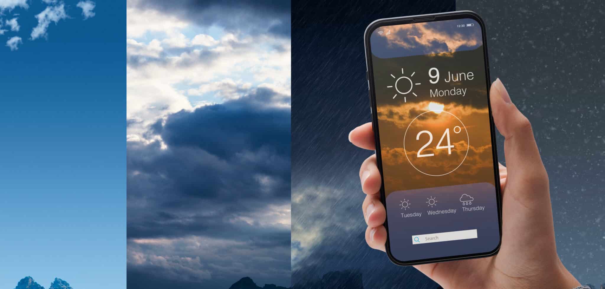 Mit der Wetteronline App beim Wetter immer auf dem Laufenden bleiben