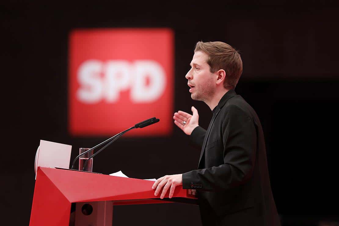 Kühnert als SPD-Generalsekretär wiedergewählt