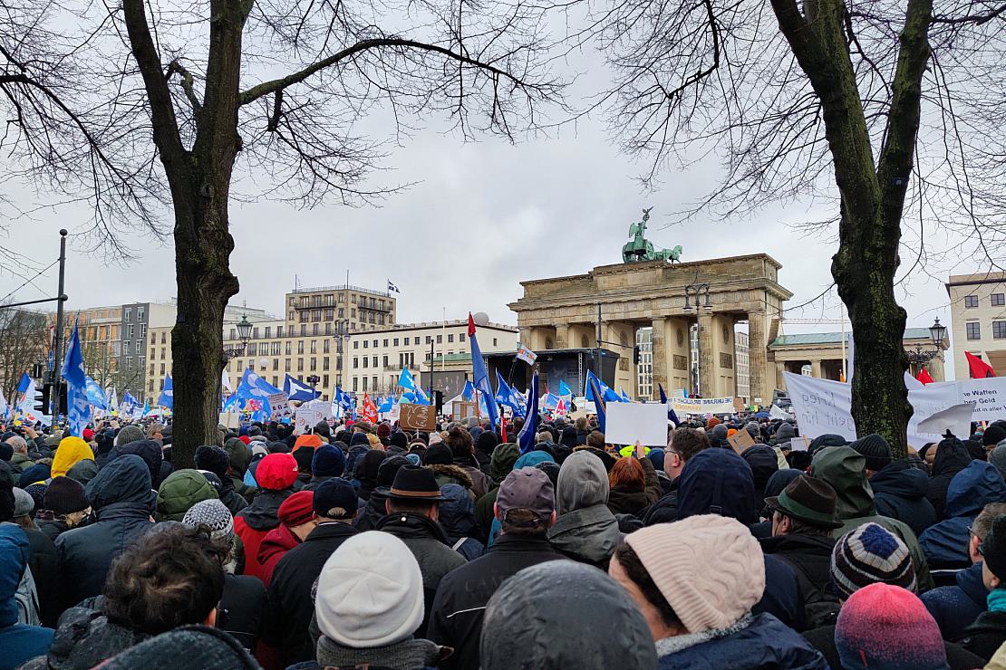 Über 7.000 Demonstrationen in Berlin im Jahr 2023