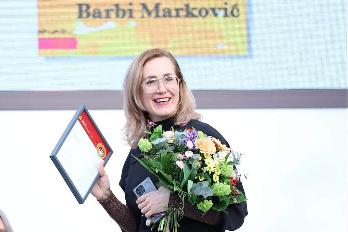 Barbi Markovic gewinnt Preis der Leipziger Buchmesse