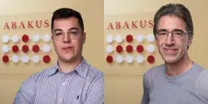 ABAKUS-Vertrieb Tim Scheper und stellvertetender Offpage-Teamleiter Georg May