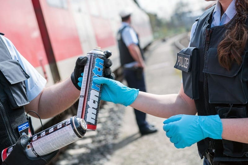 Blaulicht Polizei Bericht München: Freilassinger Bundespolizei enttarnt Graffiti-Sprayer Zahlreiche Spraydosen und …