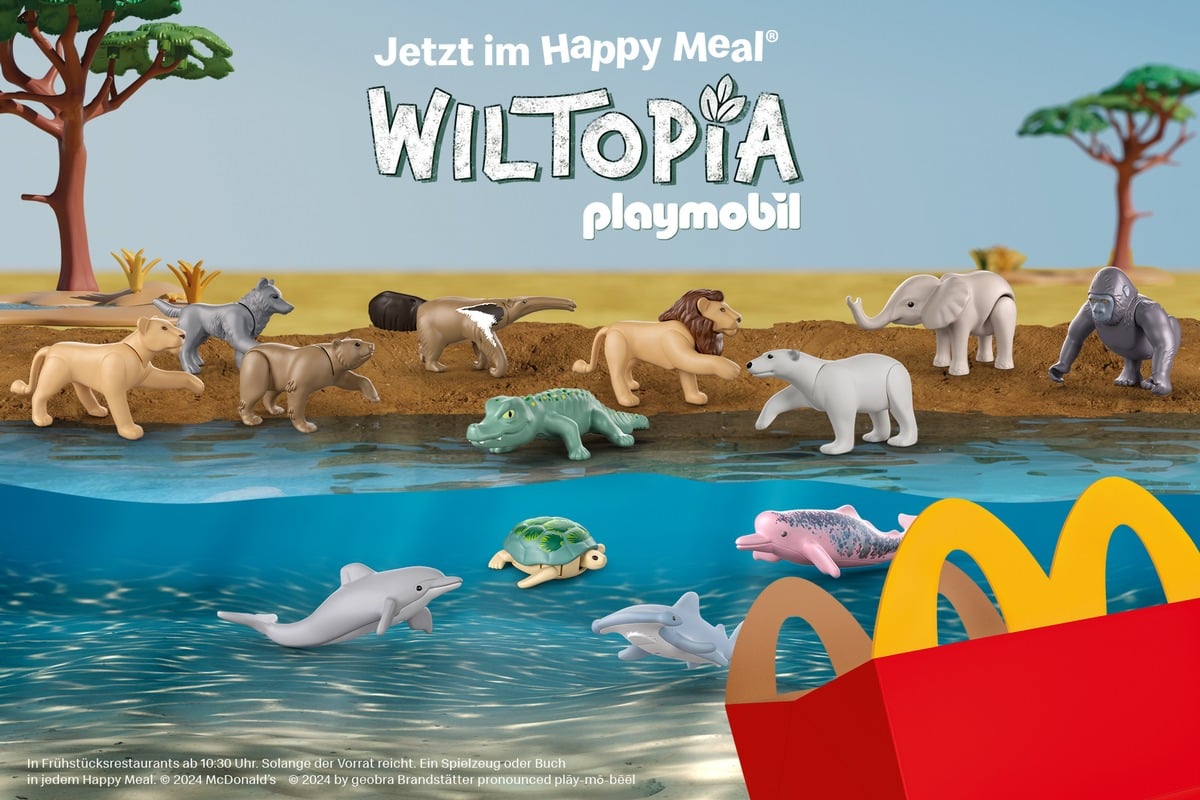 Zwei starke Marken für den Spielspaß: McDonald’s und Playmobil bringen nachhaltige Spielfiguren ins Happy Meal®