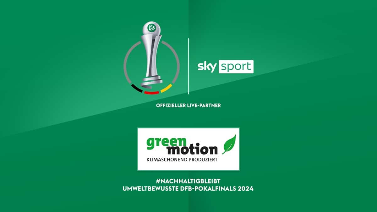 Klimaschonend produziert und mit dem Green Motion Label zertifiziert – Das DFB-Pokalfinale der Frauen zwischen Bayern …