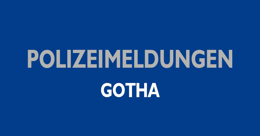 Polizeibericht Region Gotha: Glück im Unglück